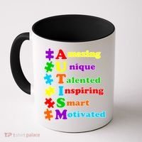 Inspiring Autism Awareness Amazing Smart Unique Puzzle Coffee Mug thumb 0
