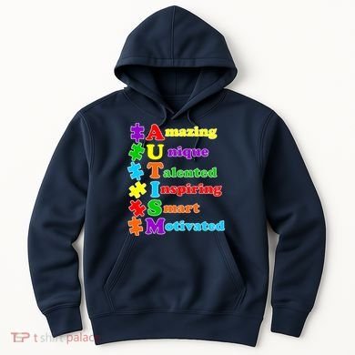 Inspiring Autism Awareness Amazing Smart Unique Puzzle Hoodie