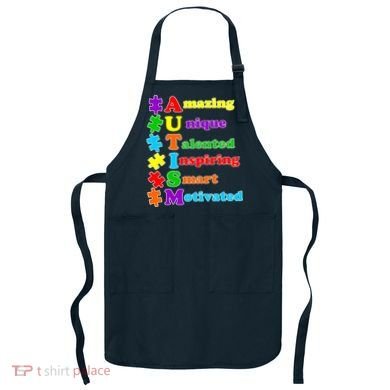 Inspiring Autism Awareness Amazing Smart Unique Puzzle Apron