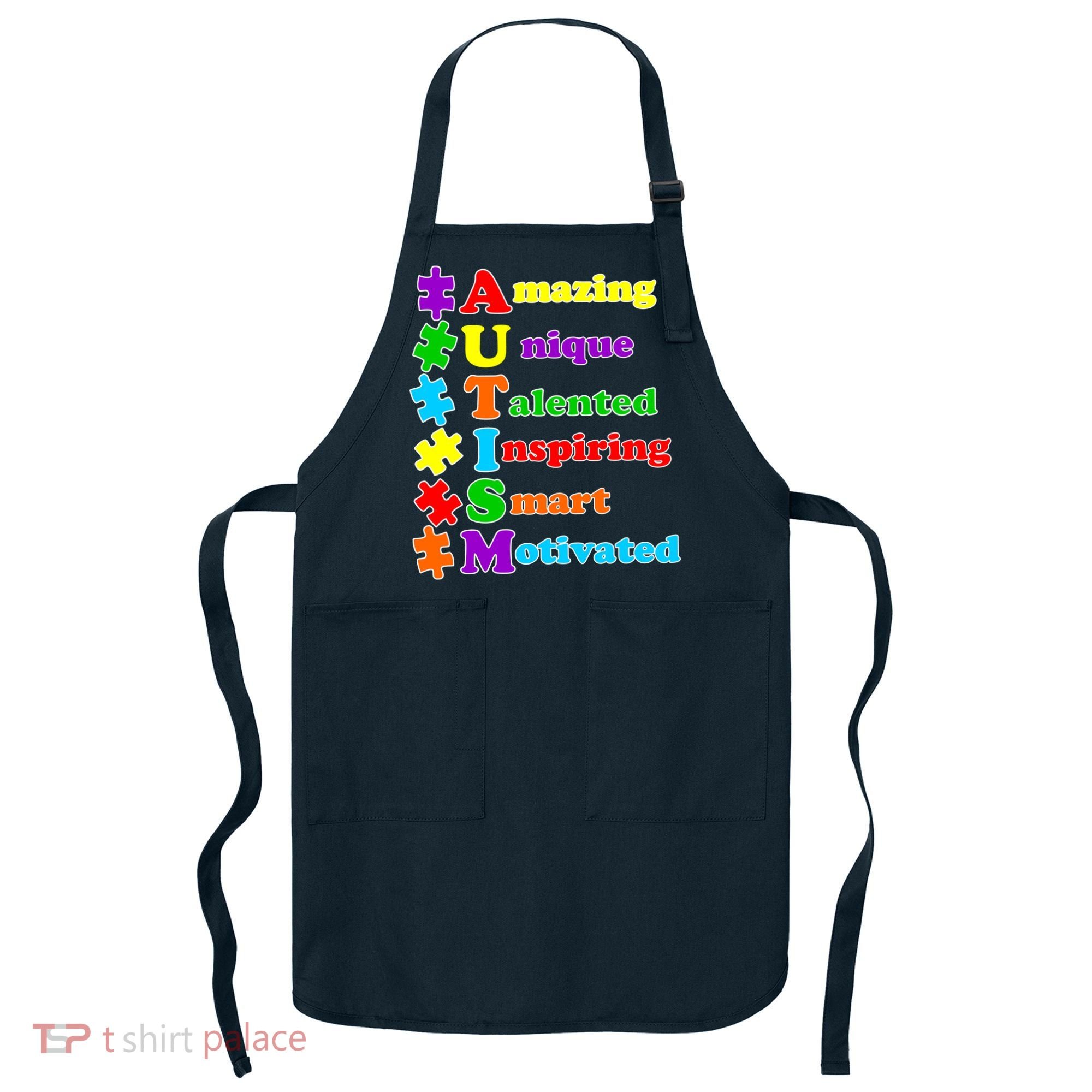 Inspiring Autism Awareness Amazing Smart Unique Puzzle Apron