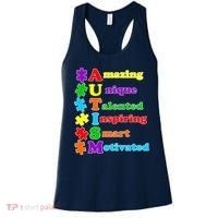 Inspiring Autism Awareness Amazing Smart Unique Puzzle Women's Tank Top thumb 0