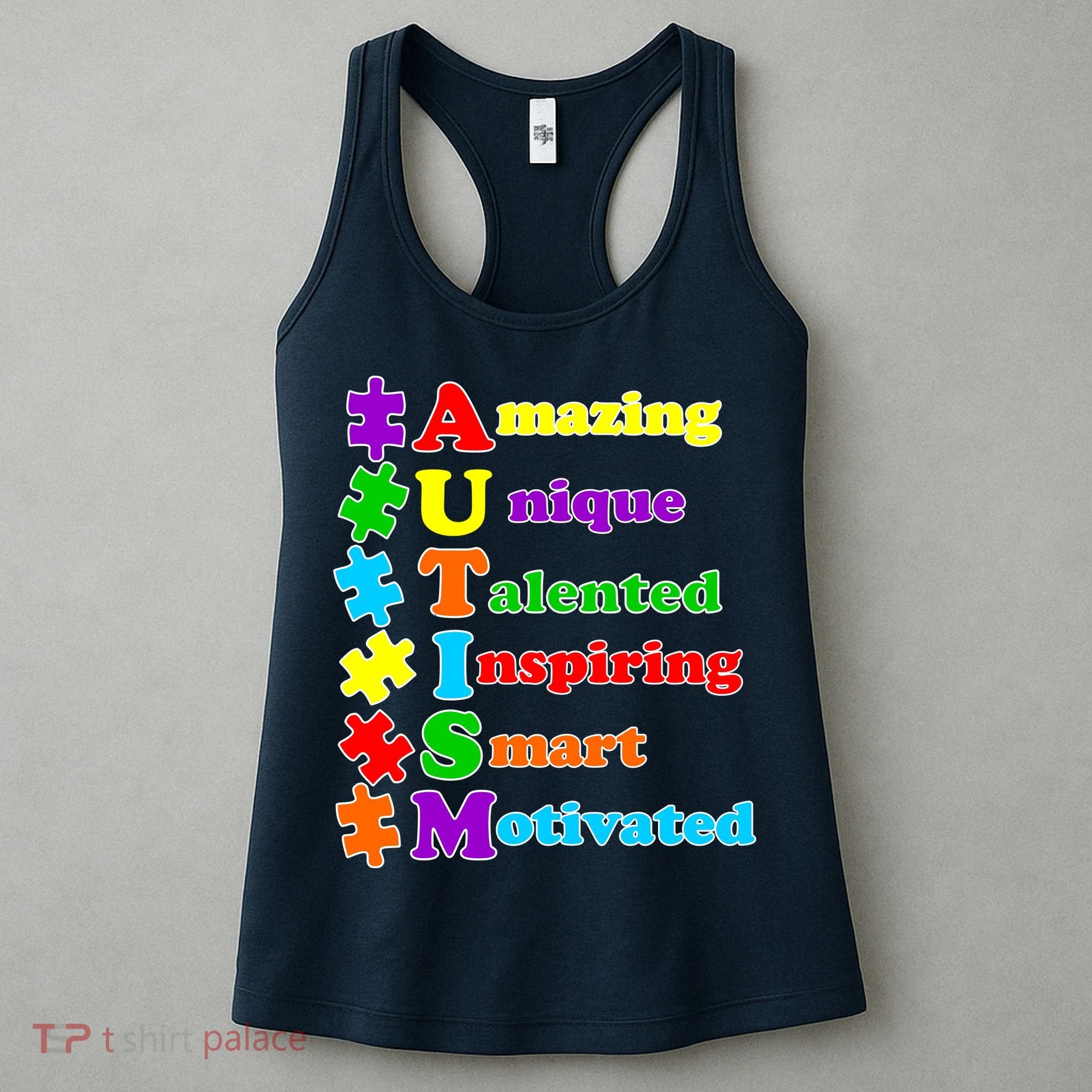 Inspiring Autism Awareness Amazing Smart Unique Puzzle Women's Tank Top