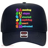 Inspiring Autism Awareness Amazing Smart Unique Puzzle Hat thumb 0