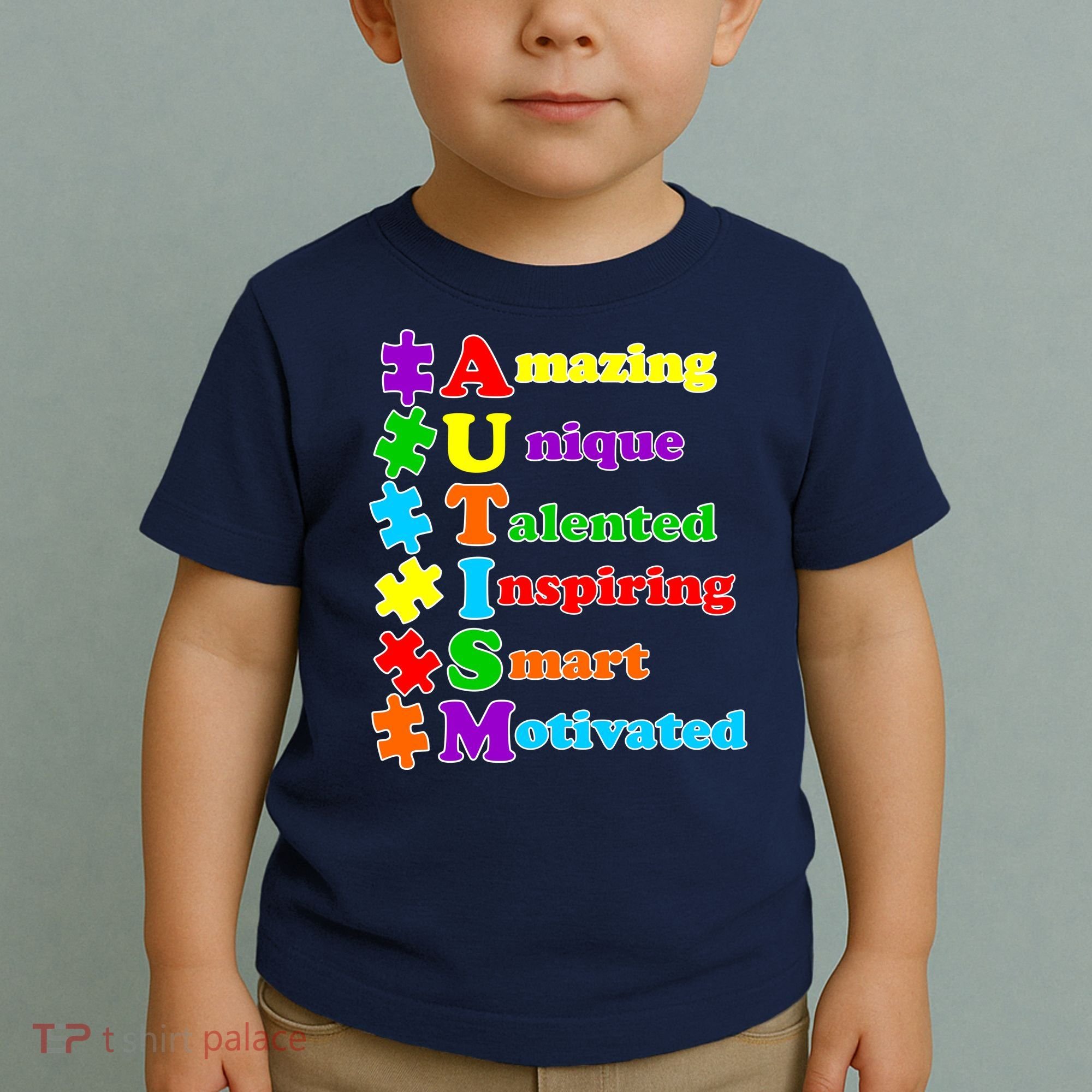 Inspiring Autism Awareness Amazing Smart Unique Puzzle Toddler T-Shirt