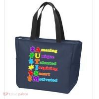Inspiring Autism Awareness Amazing Smart Unique Puzzle Tote Bag thumb 3