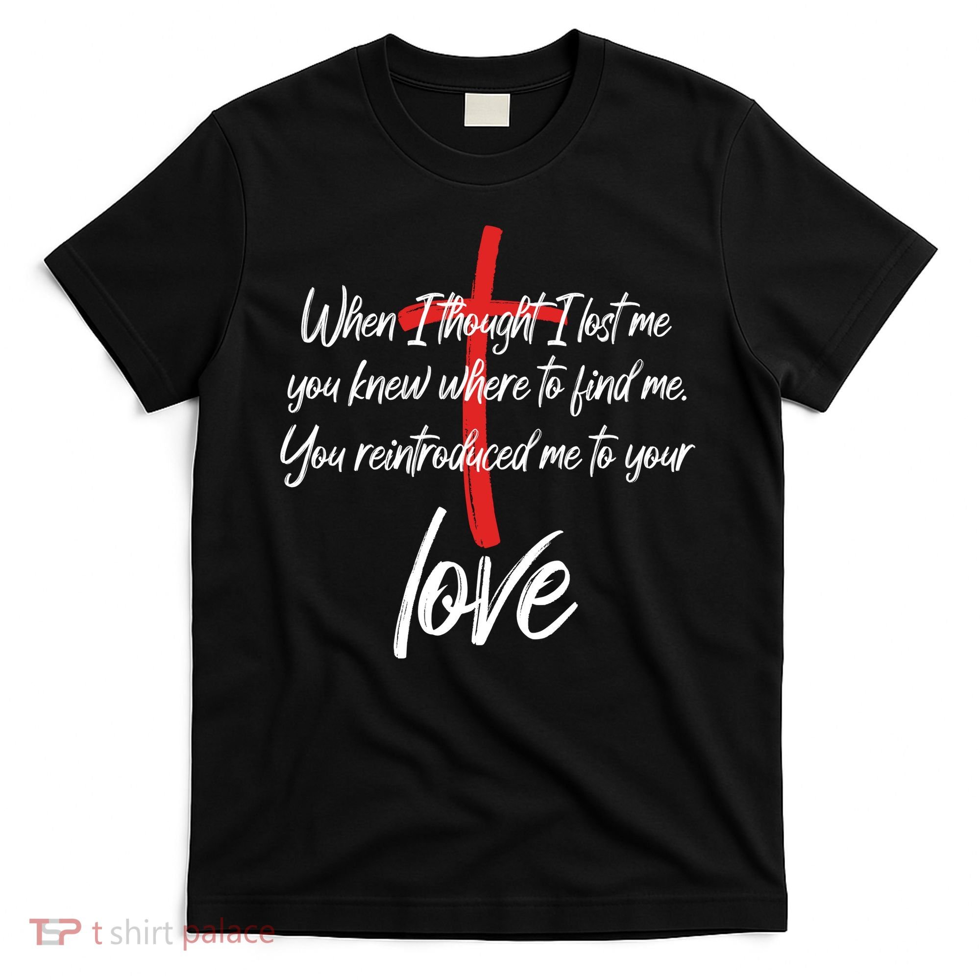 Inspiring Christian Quote Faith Cross T-Shirt