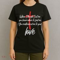 Inspiring Christian Quote Faith Cross T-Shirt thumb 4