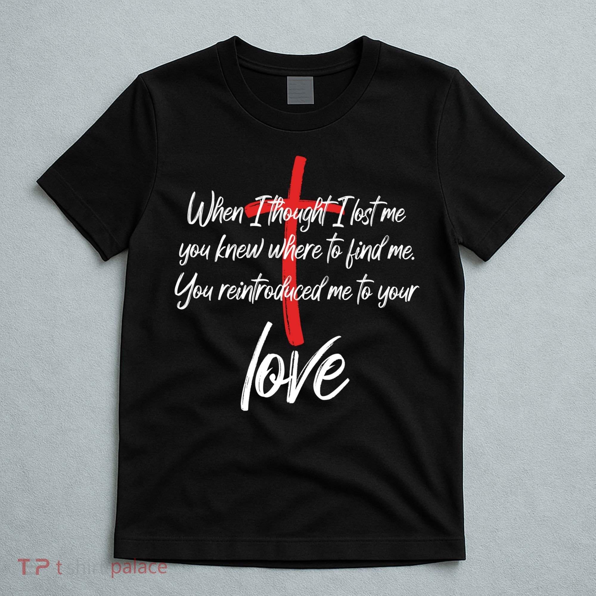 Inspiring Christian Quote Faith Cross T-Shirt