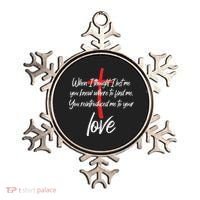 Inspiring Christian Quote Faith Cross Ornament thumb 0