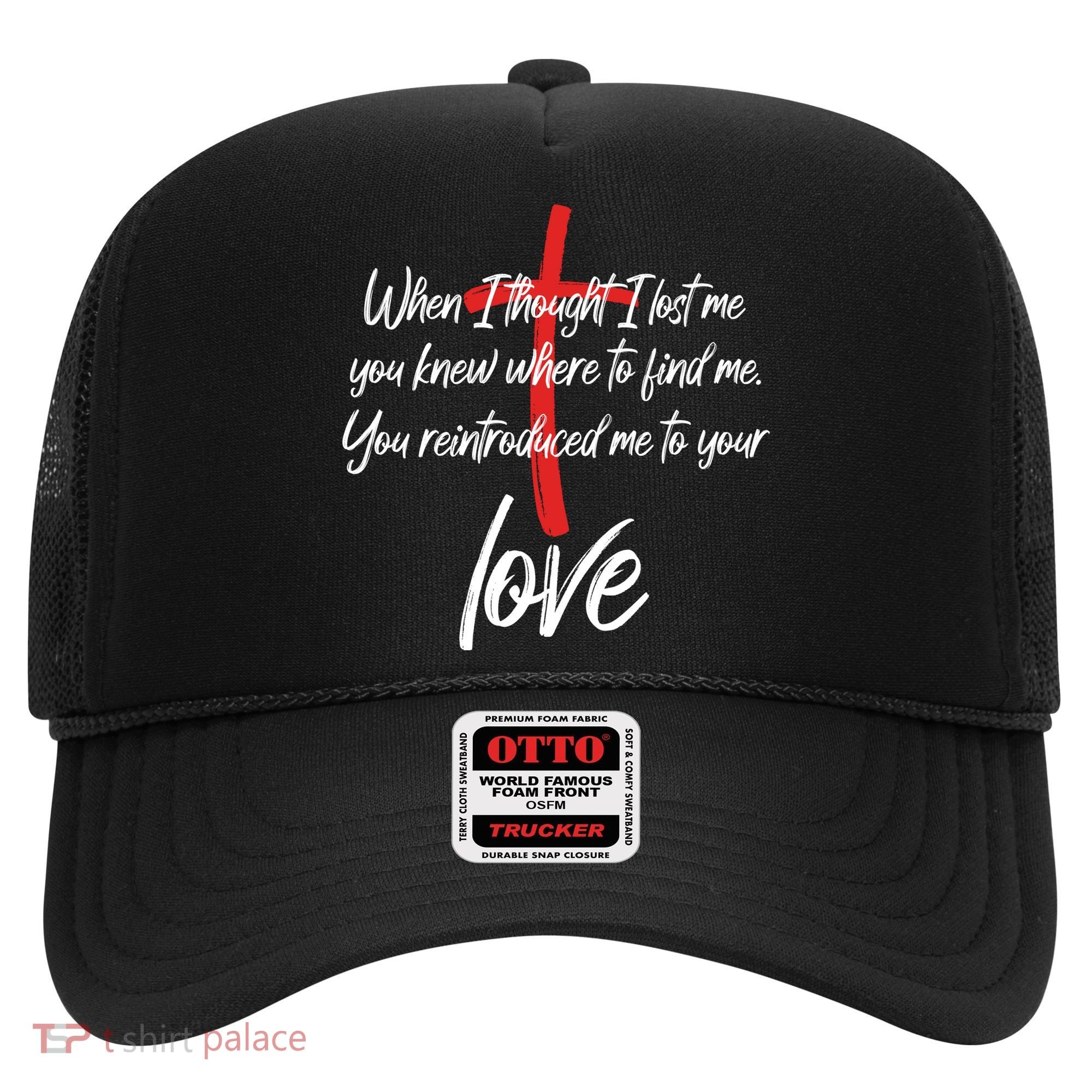 Inspiring Christian Quote Faith Cross Hat