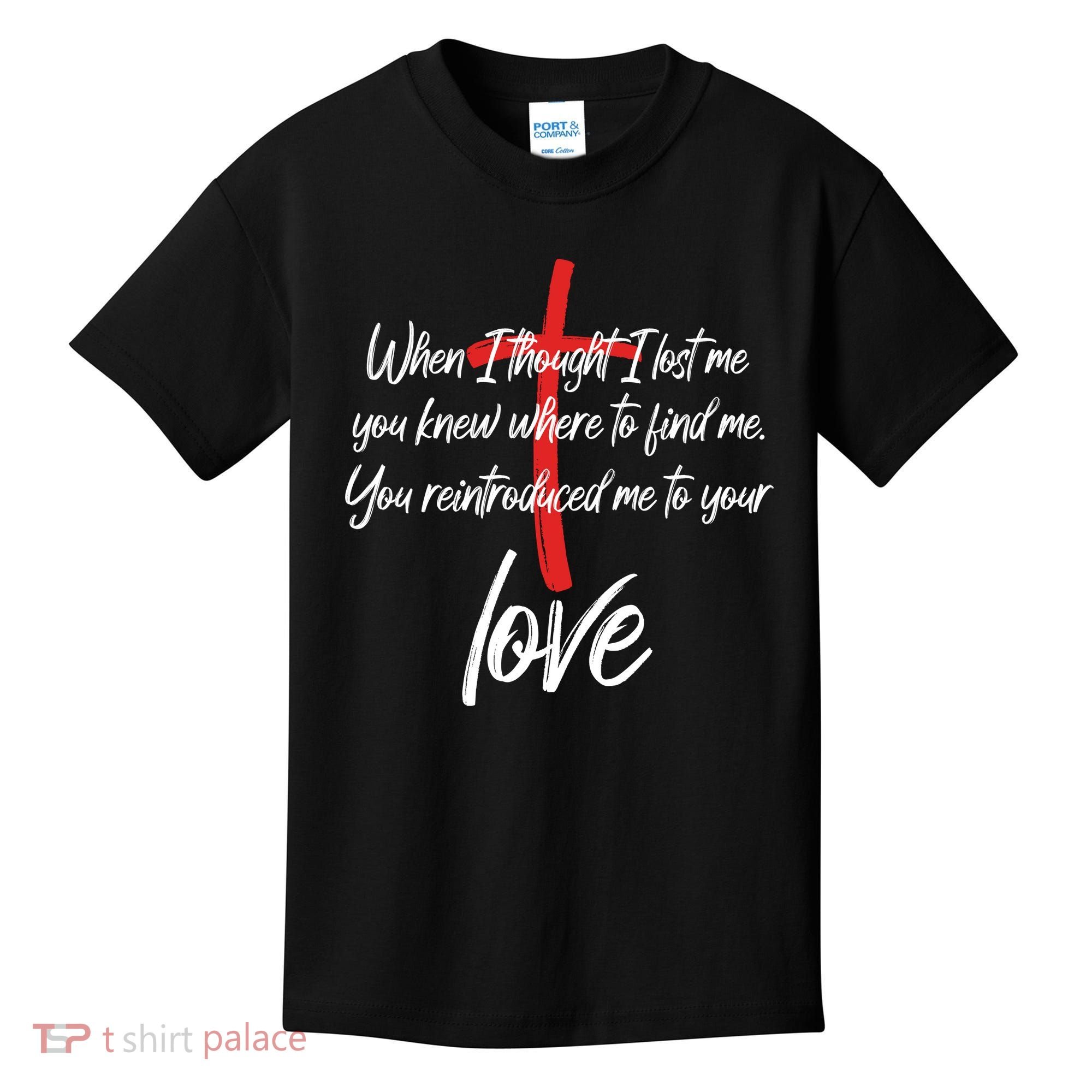 Inspiring Christian Quote Faith Cross Kids T-Shirt