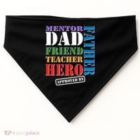Inspiring Father's Day Dad USA-Made Doggie Bandana thumb 0