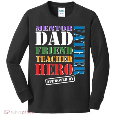 Inspiring Father's Day Dad Kids Long Sleeve Shirt