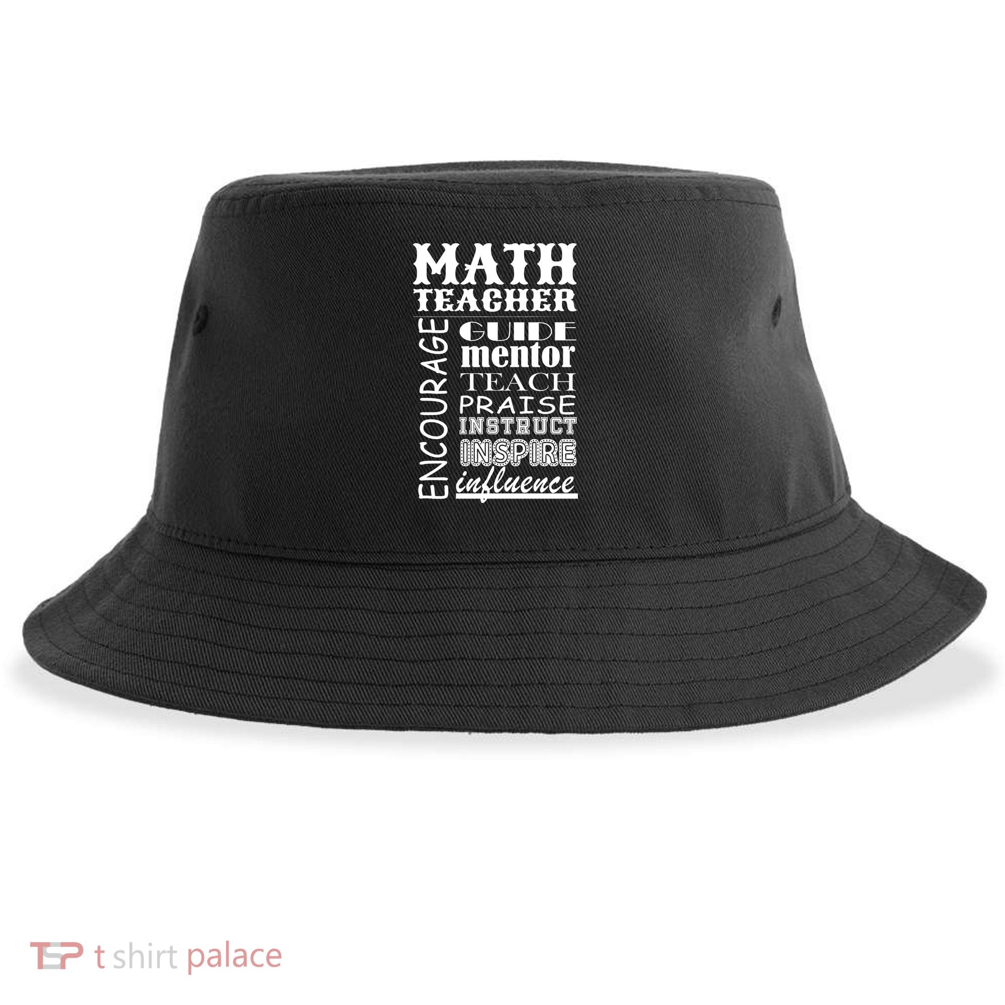 Inspiring Math Teacher Sustainable Bucket Hat