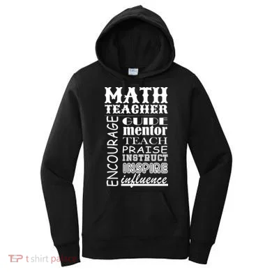 Inspiring Math Teacher Women's Hoodie