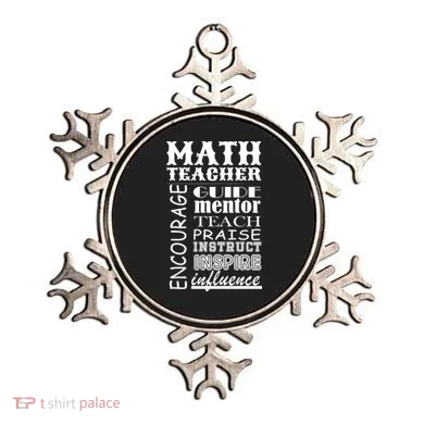 Inspiring Math Teacher Ornament