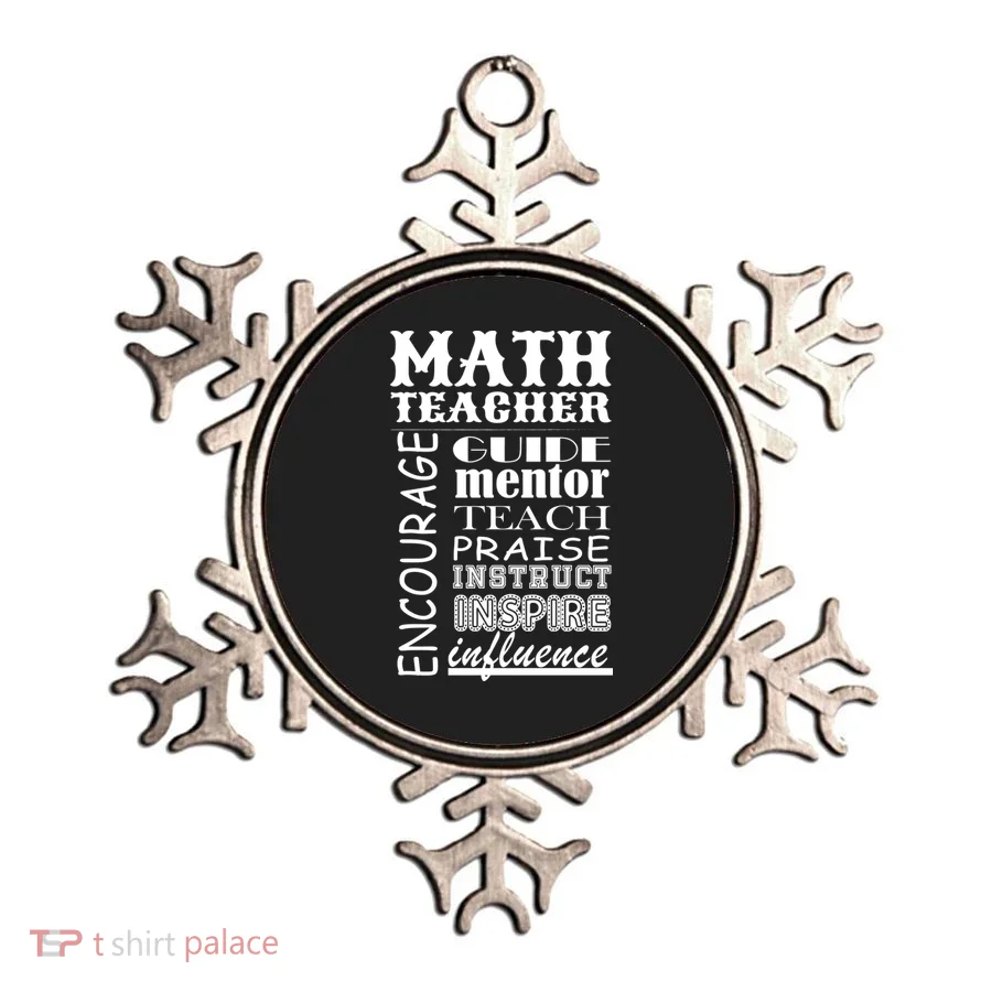 Inspiring Math Teacher Ornament