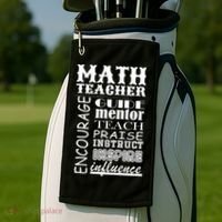 Inspiring Math Teacher Golf Towel thumb 2