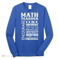 Inspiring Math Teacher Long Sleeve Shirt thumb 0