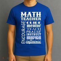 Inspiring Math Teacher T-Shirt thumb 3