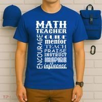 Inspiring Math Teacher T-Shirt thumb 6