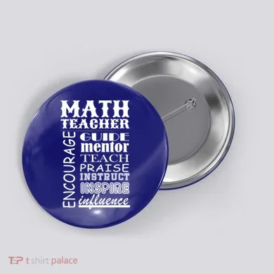 Inspiring Math Teacher Button