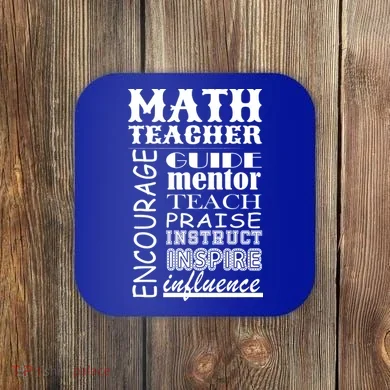 Inspiring Math Teacher Coaster