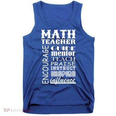 Inspiring Math Teacher Tank Top