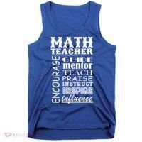 Inspiring Math Teacher Tank Top thumb 0