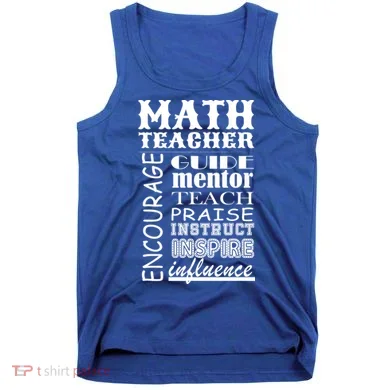 Inspiring Math Teacher Tank Top