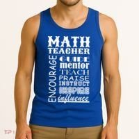 Inspiring Math Teacher Tank Top thumb 3