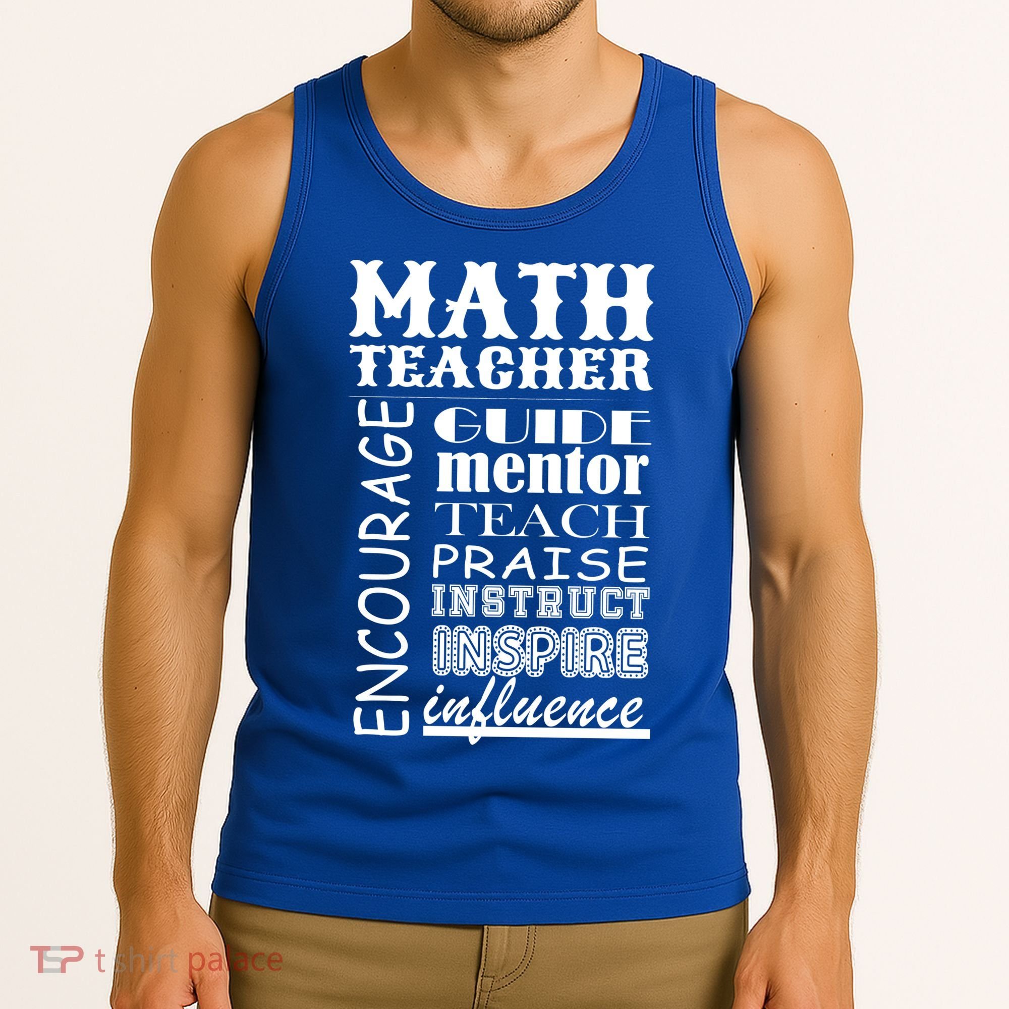 Inspiring Math Teacher Tank Top