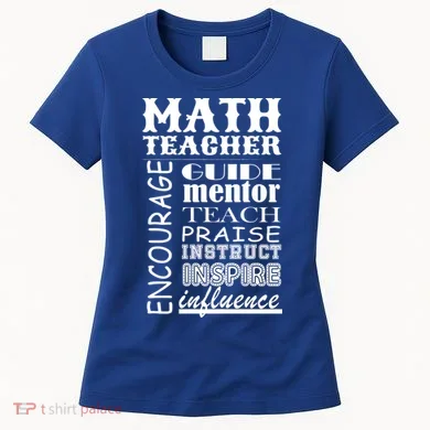 Inspiring Math Teacher Women's T-Shirt