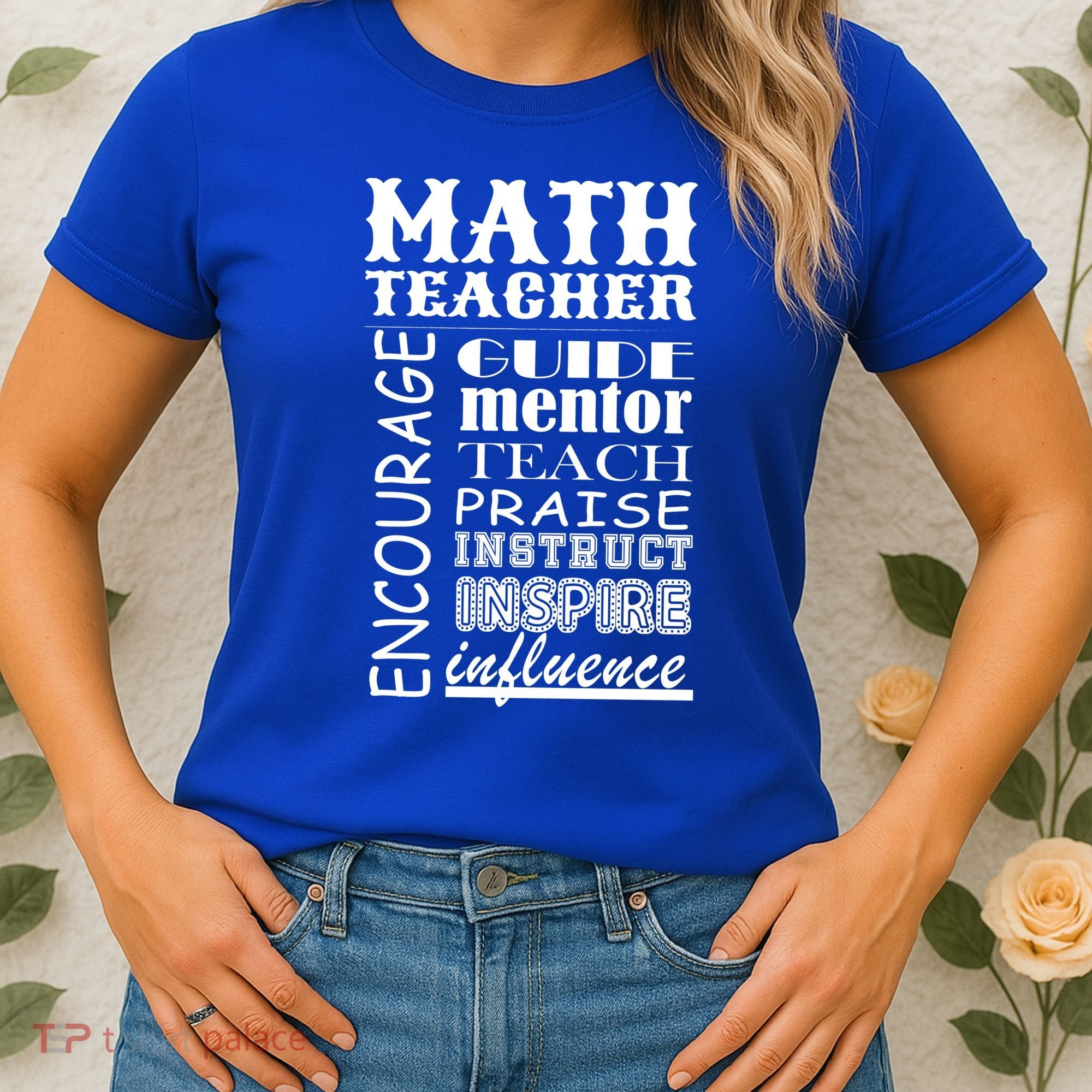 Inspiring Math Teacher Women's T-Shirt