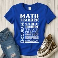 Inspiring Math Teacher Women's T-Shirt thumb 3