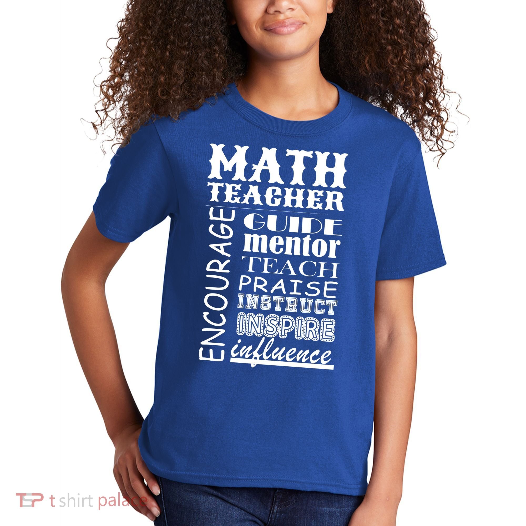 Inspiring Math Teacher Kids T-Shirt