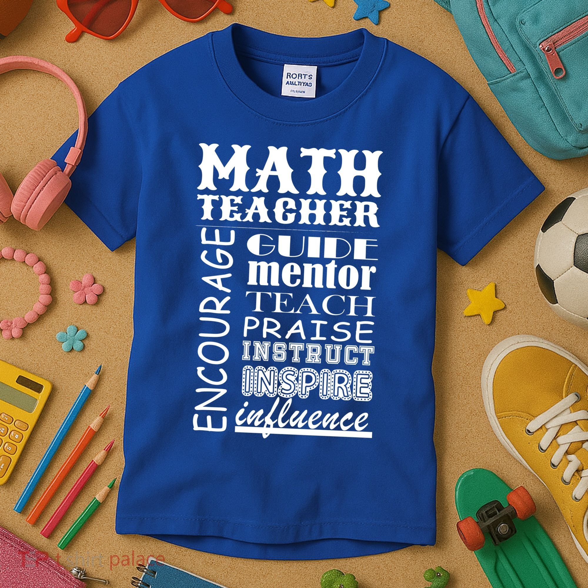 Inspiring Math Teacher Kids T-Shirt