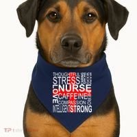 Inspiring Nurse USA-Made Doggie Bandana thumb 1