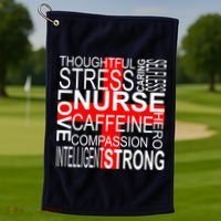Inspiring Nurse Golf Towel thumb 1
