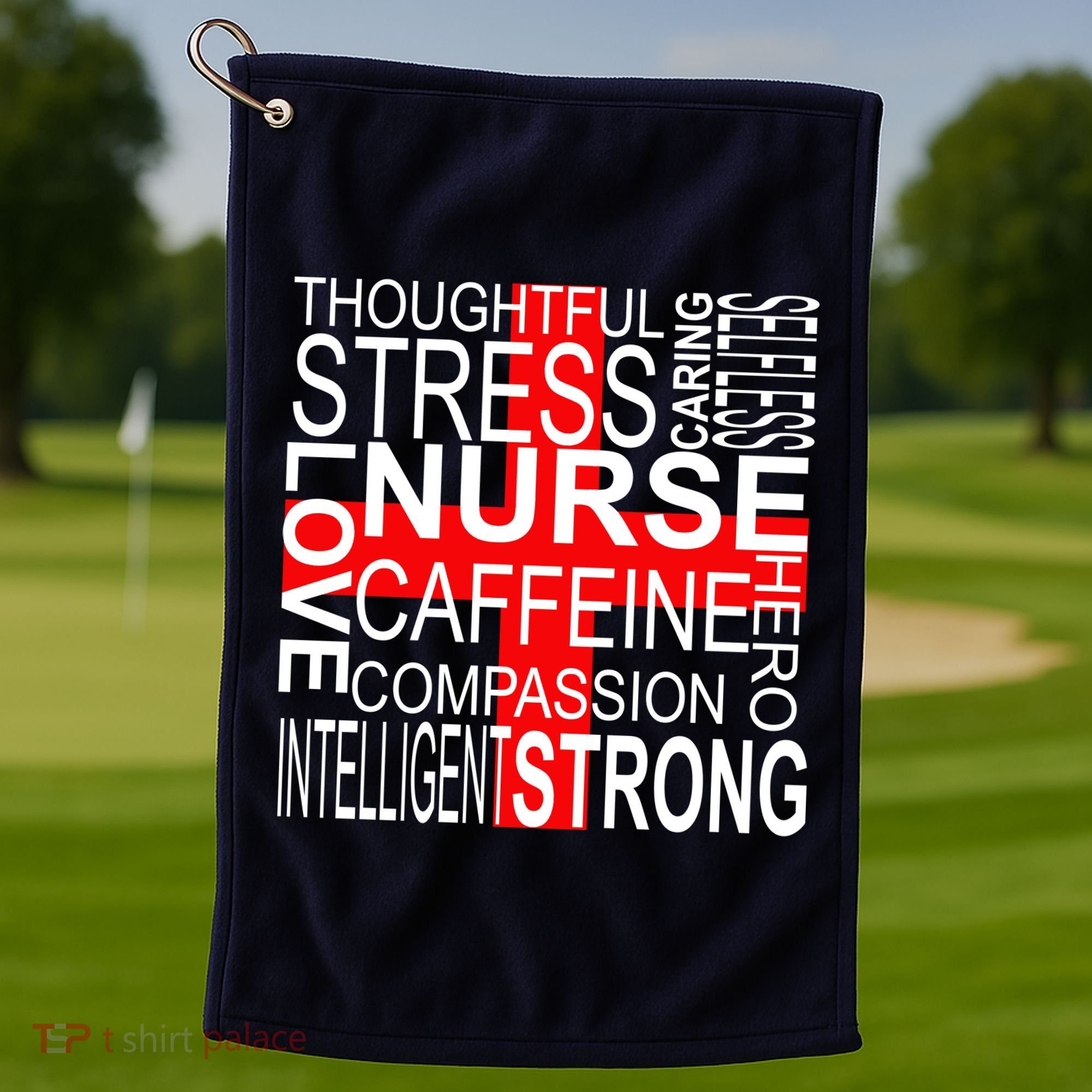Inspiring Nurse Golf Towel
