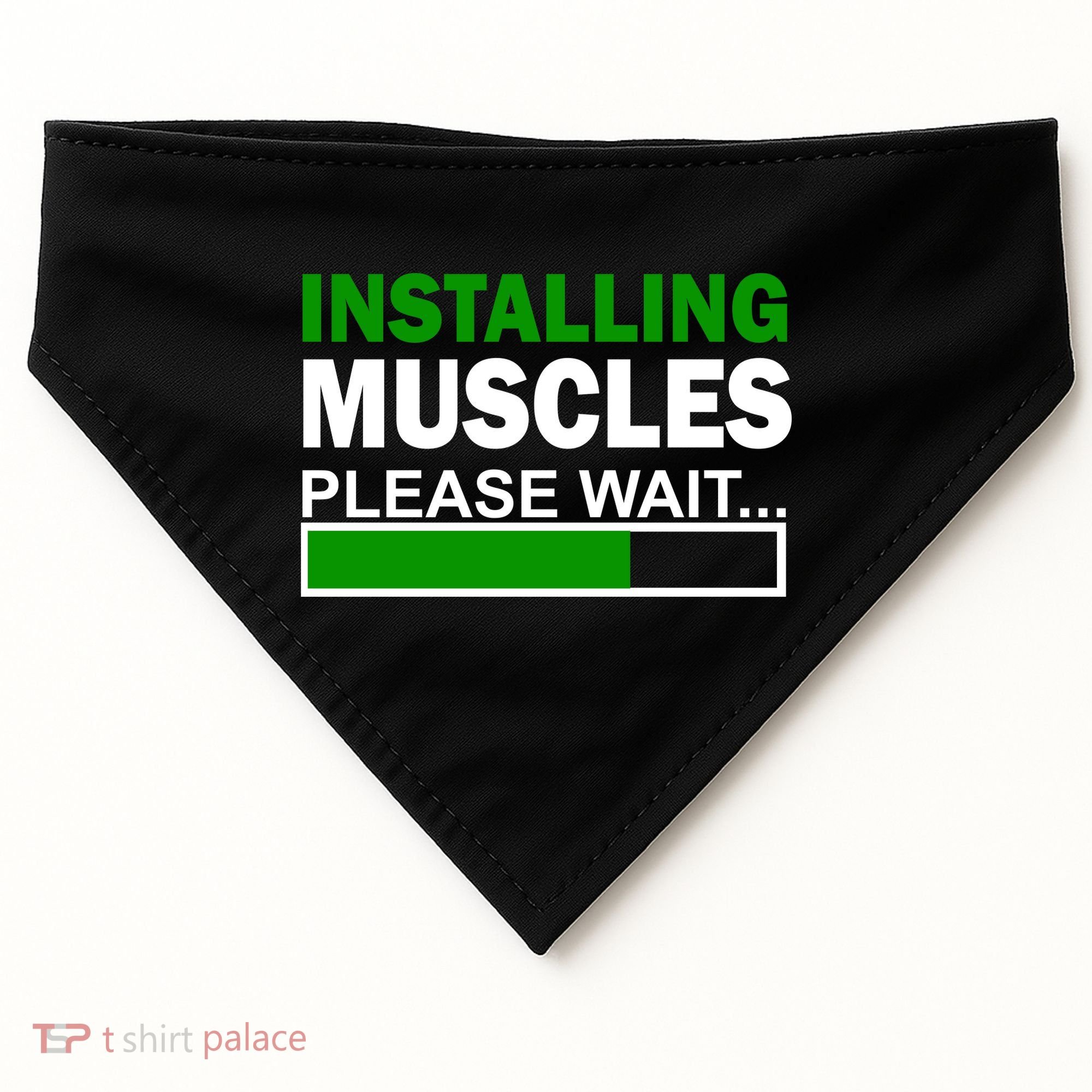 Installing Muscles Please Wait... USA-Made Doggie Bandana