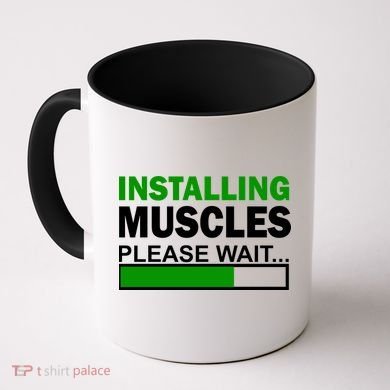 Installing Muscles Please Wait... Coffee Mug