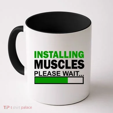 Installing Muscles Please Wait... Coffee Mug