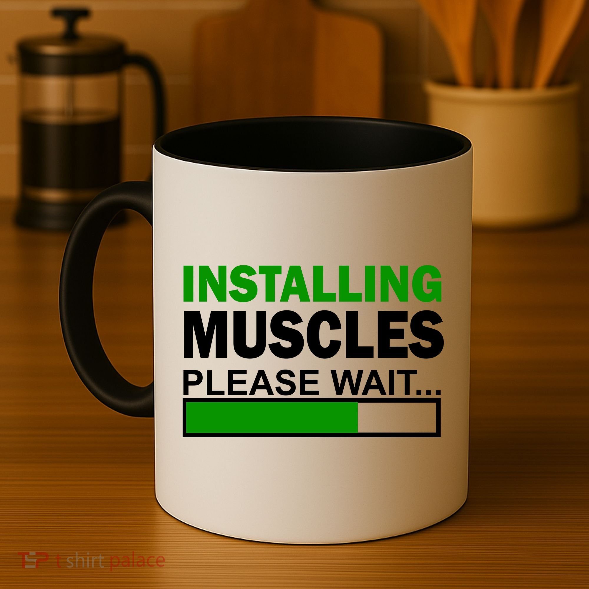 Installing Muscles Please Wait... Coffee Mug