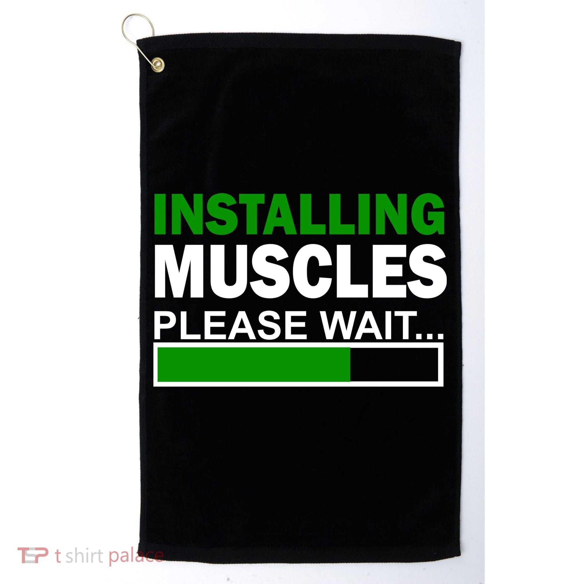 Installing Muscles Please Wait... Golf Towel