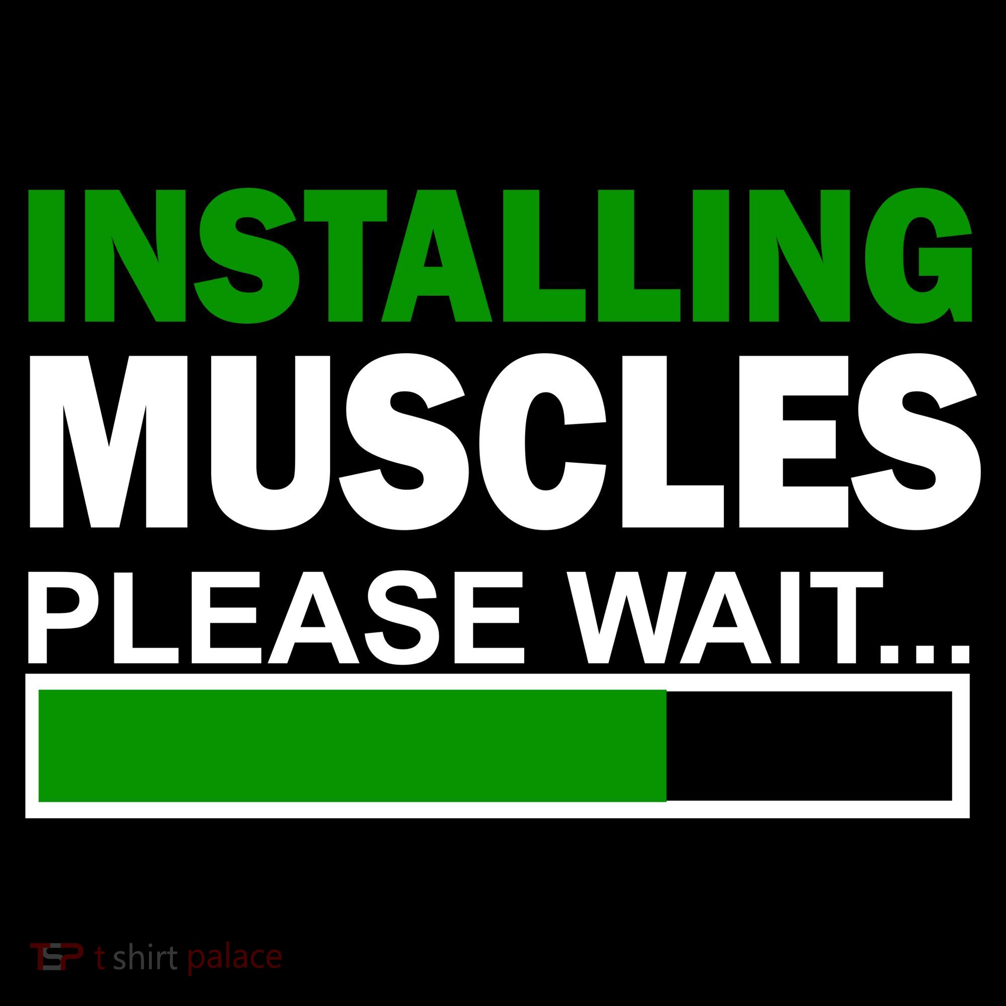 Installing Muscles Please Wait... Women's Long Sleeve Shirt
