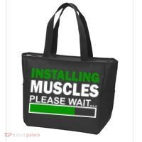 Installing Muscles Please Wait... Tote Bag thumb 3