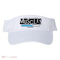 Installing Muscles Please Wait Funny Workout Visor thumb 0