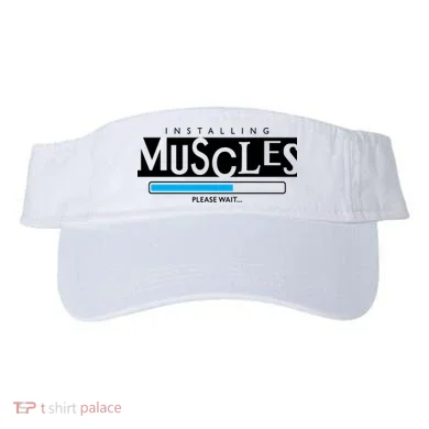 Installing Muscles Please Wait Funny Workout Visor