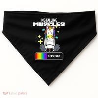 Installing Muscles Unicorn Lifting USA-Made Doggie Bandana thumb 0